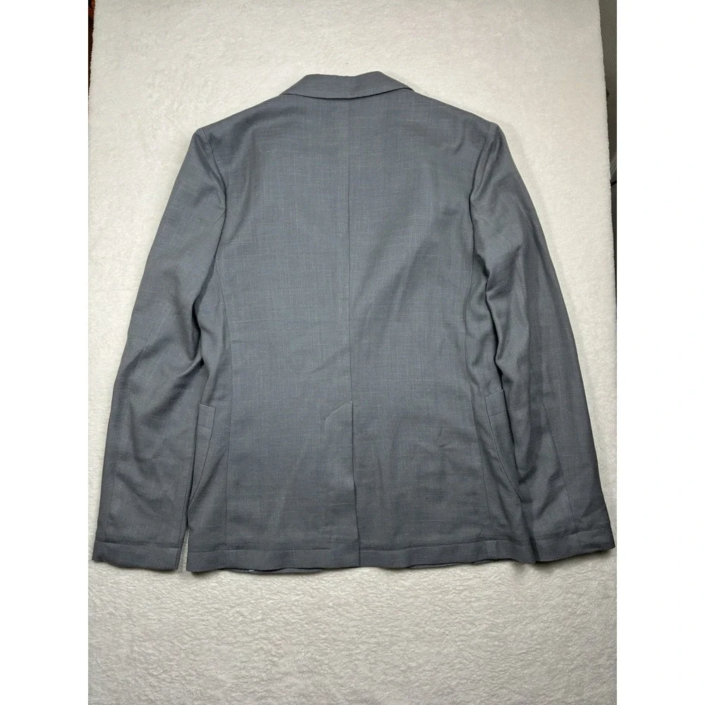 Taylor Stitch Size 36 Gray Wool Linen Unstructured Mens Blazer Jacket Sport Coat